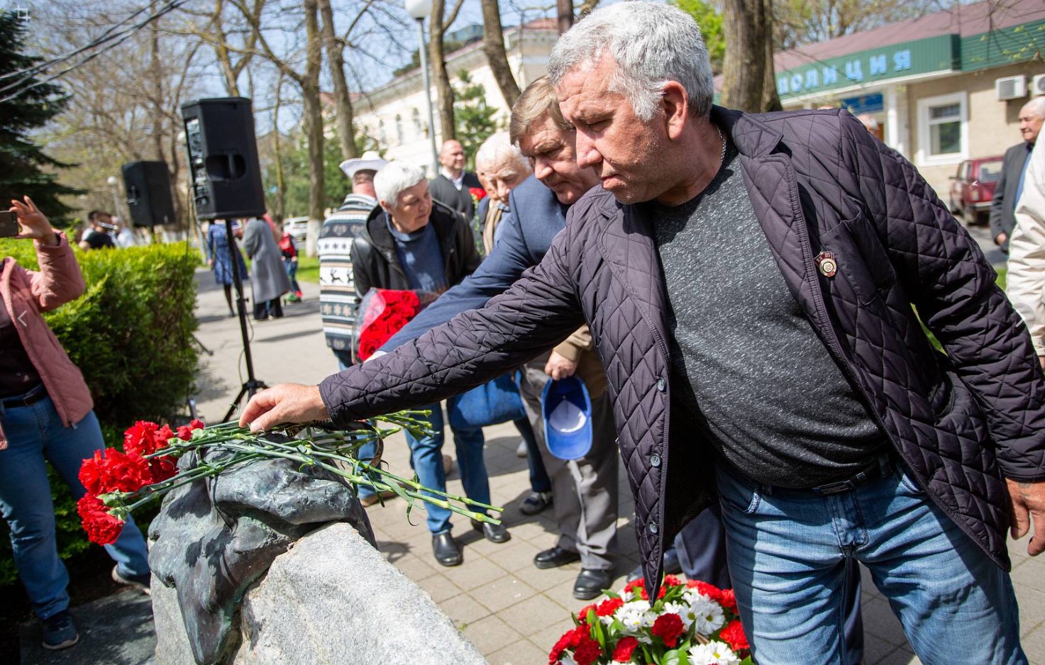 В Краснодарском крае в память о погибших в радиационных катастрофах возложили цветы