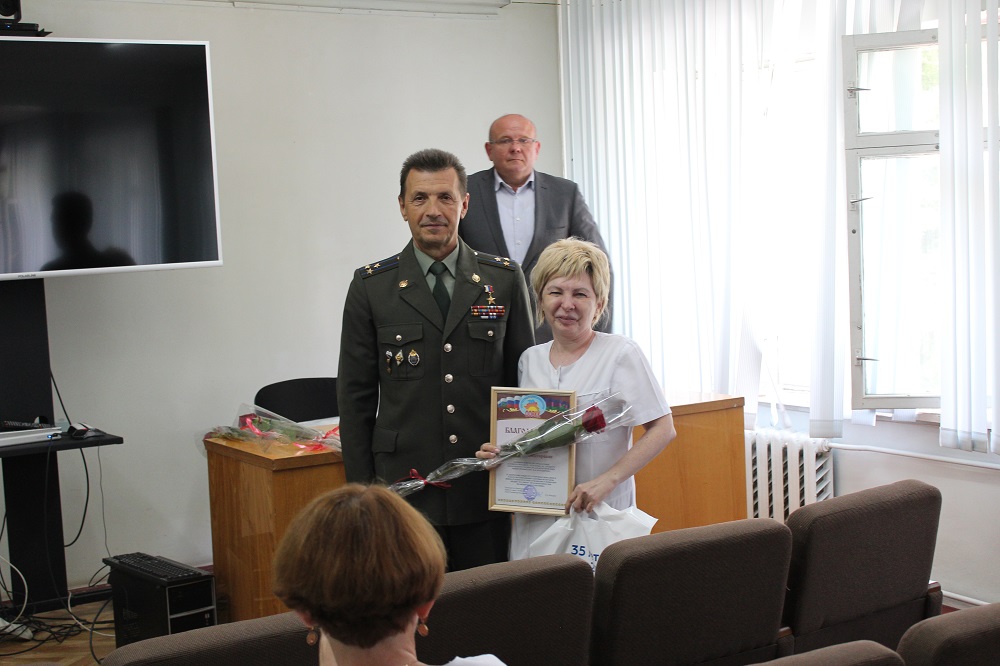 Поздравили медицинских работников Краснодарского краевого клинического госпиталя для ветеранов войн