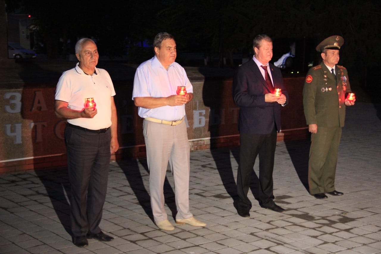 Всероссийская патриотическая акция «Свеча памяти» прошла на Кубани
