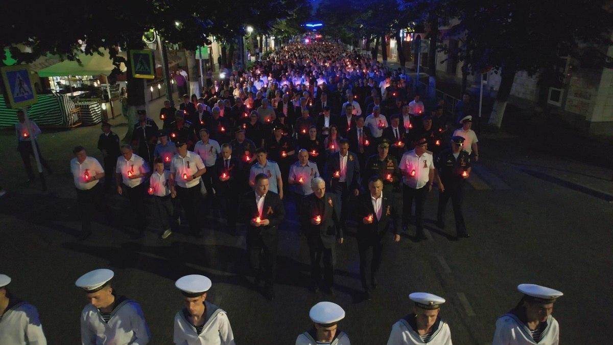 Всероссийская патриотическая акция «Свеча памяти» прошла на Кубани
